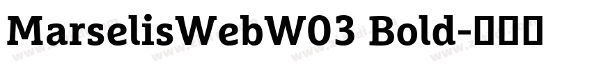 MarselisWebW03 Bold字体转换 MarselisWebW03 Bold字体转换